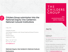 Tablet Screenshot of childersgroup.com.au